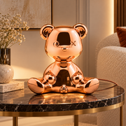 Lampada da tavolo Teddy Boy Metal Finish with Cable Rame