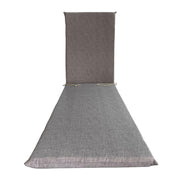 CUSCINO GARDEN LETTINO 180X60XH4,5CM GRIGIO SET 4 PEZZI