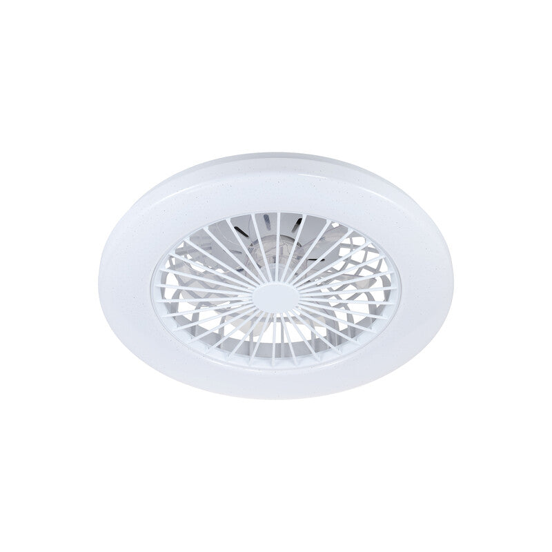 PLAFONIERA SET 2 PEZZI C/VENTILATORE LED 45W D 48CM STELLATO