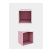 CUBO 35X29X35 CM ROSA