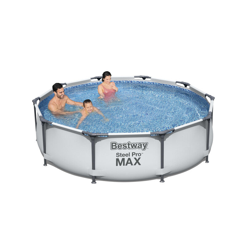 PISCINA STEEL PRO MAX C/TELAIO E POMPA D 305X76 56408