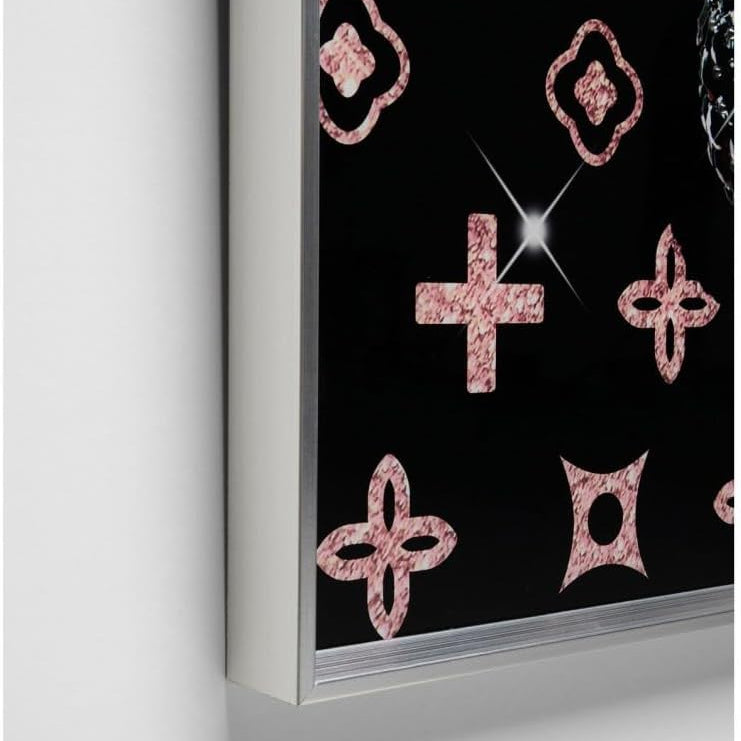 Quadro Decorativo NY View KARE con Cornice Argento 50x50 cm