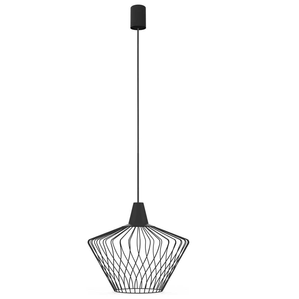 Lampadario a Sospensione Nowodvorski Wave S Nero