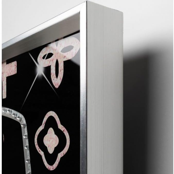 Quadro Decorativo NY View KARE Multicolore con Cornice Argento 120 x 120 cm