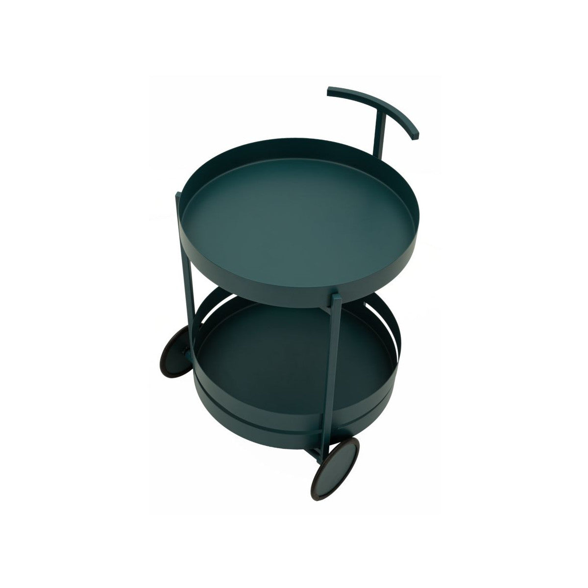 Carrello Saturno 40x49,5x61 cm in Metallo – Tortora e Ottanio