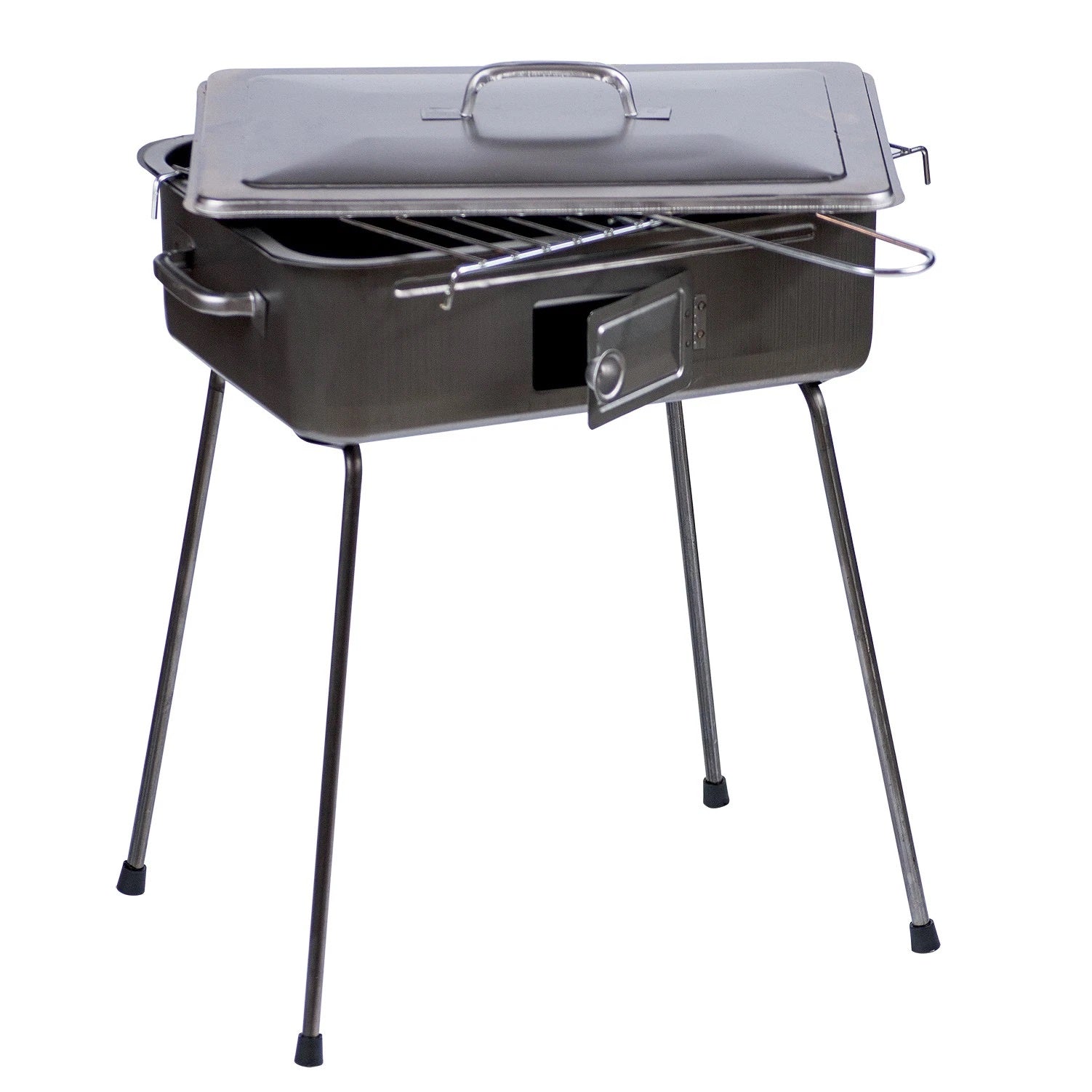 Barbecue Fornacella in Lamiera 27x37 cm con Coperchio