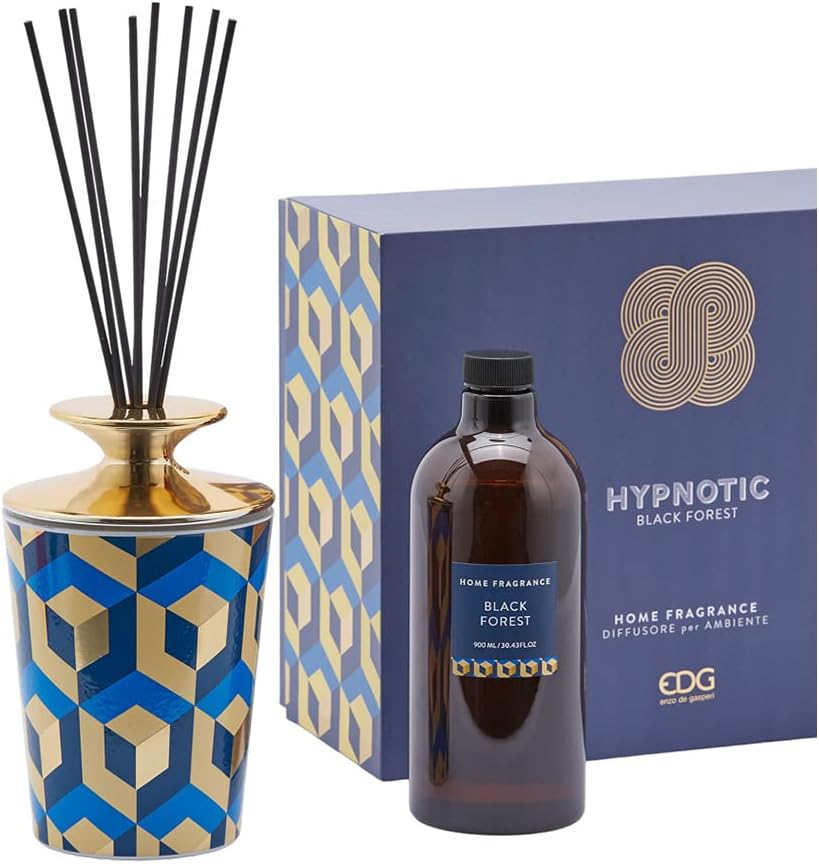 Profumatore Ambiente Hypnotic 900 ml Black Forest Con Bastoncini