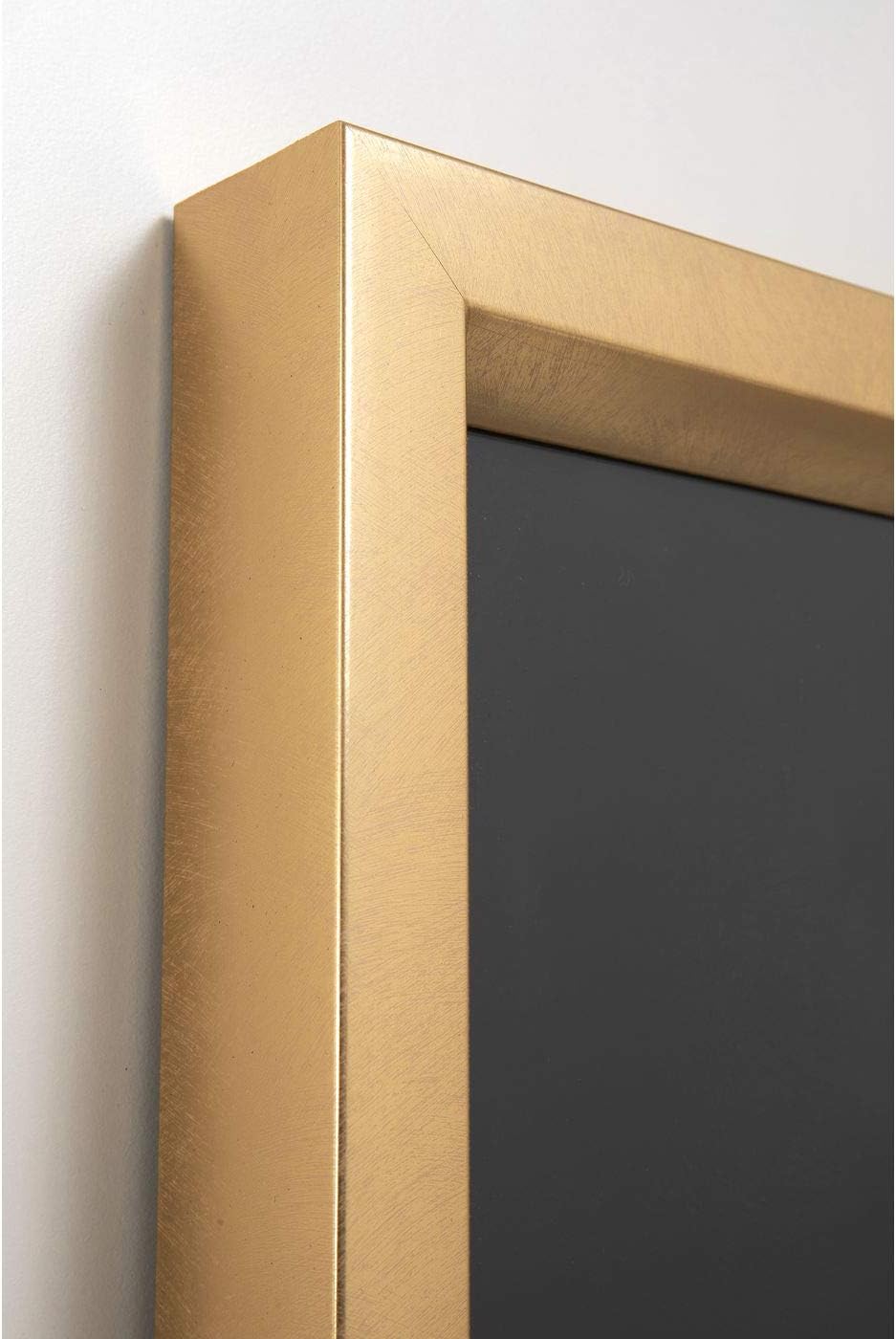 Quadro Decorativo Profumo N°5 Nero e Oro con Cornice 80 x 80 cm