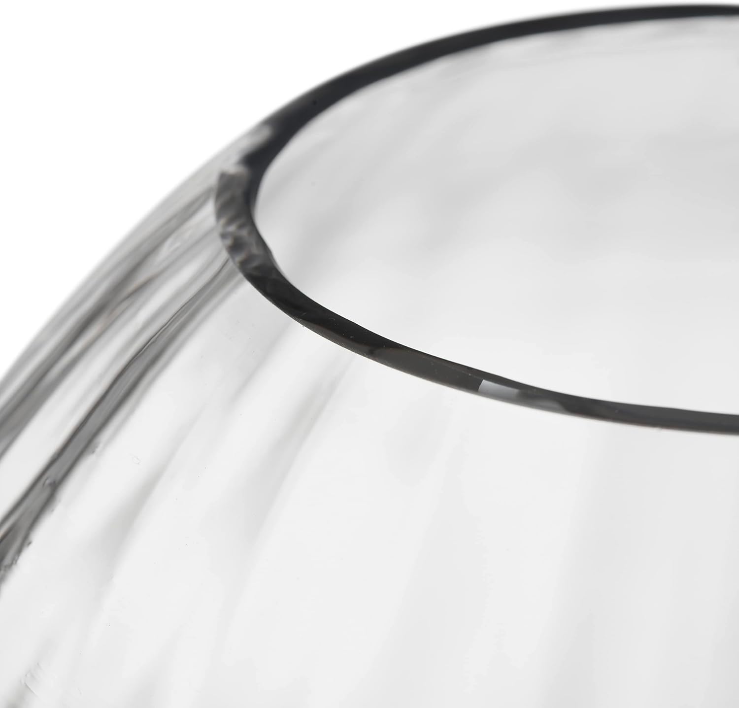 Vaso Decorativo Sferico Sfera Nida Optic In Vetro