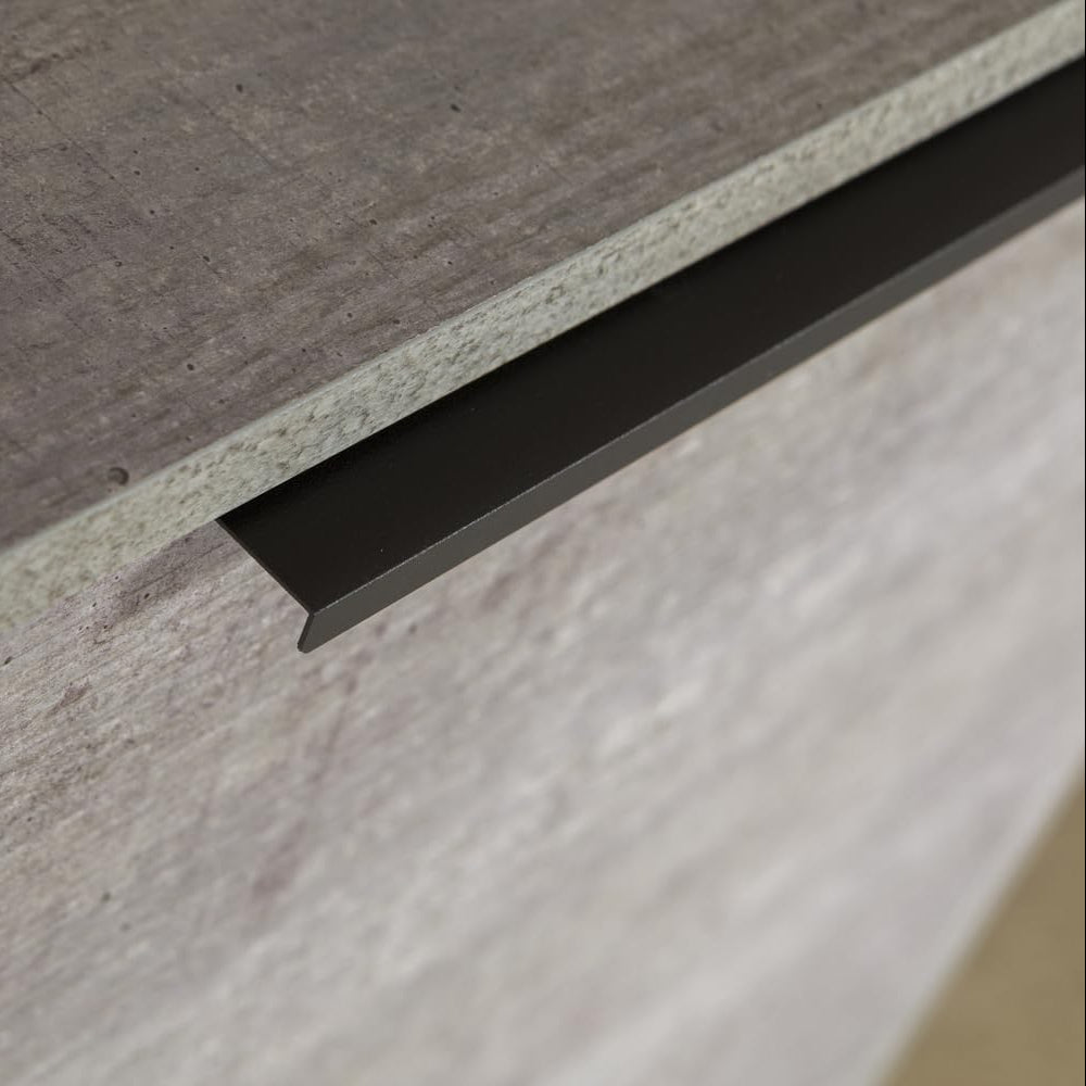 Scarpiera Slim 3 Ribalte Cemento 65x15x105,5 cm Salvaspazio