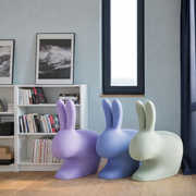 Sedia Design Rabbit Chair Forma Coniglio In Polietilene