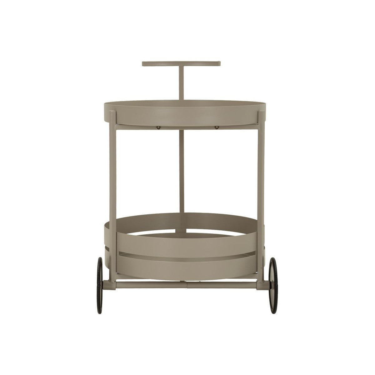 Carrello Saturno 40x49,5x61 cm in Metallo – Tortora e Ottanio