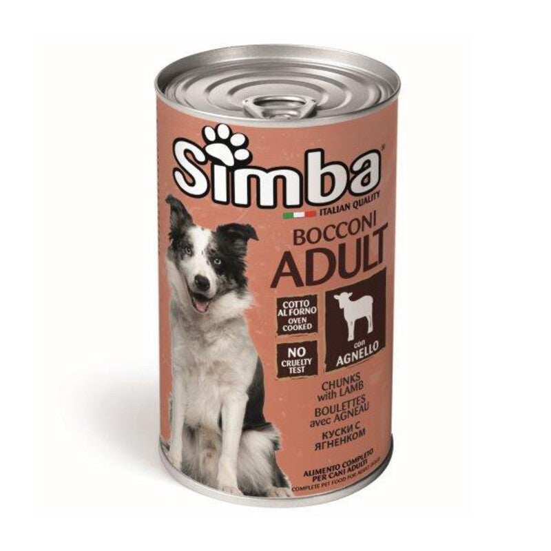 CIBO CANE MONGE SIMBA 1230 G BOCCONC AGNELLO