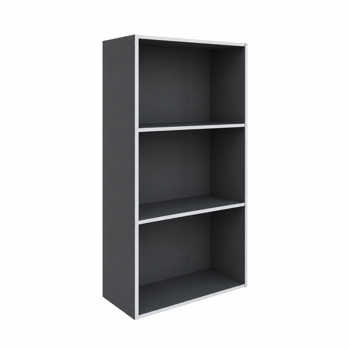 Libreria 2 Ripiani Colonna 50x22,8x95 cm Design Moderno 4 Colori