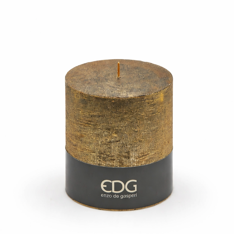 Candela Rustica Cilindrica Mocc. D06 H 7cm