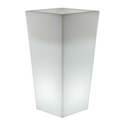 VASO SOLARE MELISA LED 30X30XH58CM RGB C/TELECOM