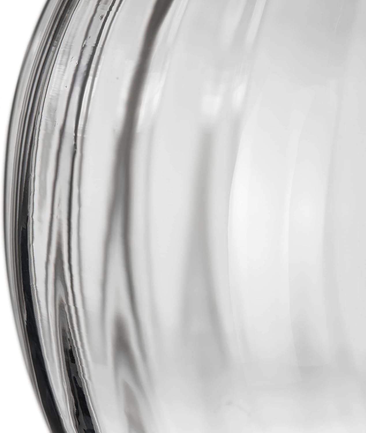 Vaso Decorativo Sferico Sfera Nida Optic In Vetro