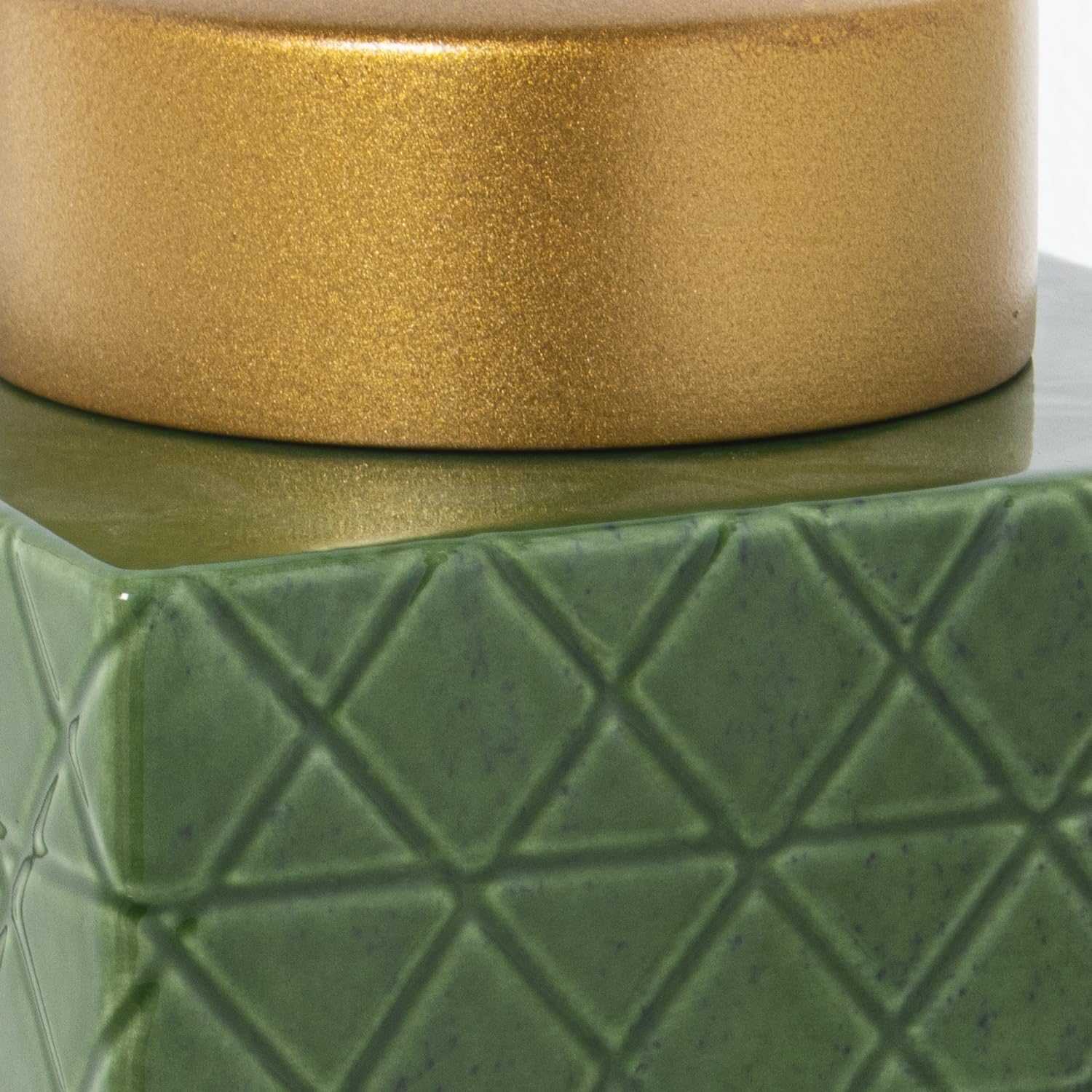 Barattolo in Ceramica Verde Mate 19x19x31 cm