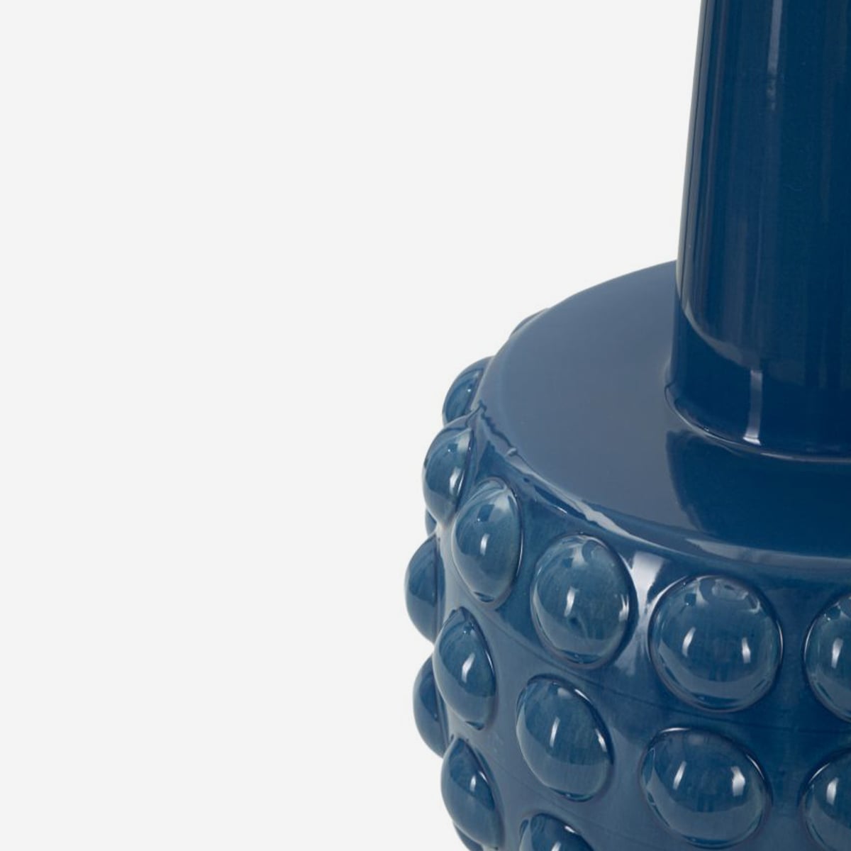 Lampada da Tavolo Gress in Ceramica con Paralume in Tessuto – 3 Colori