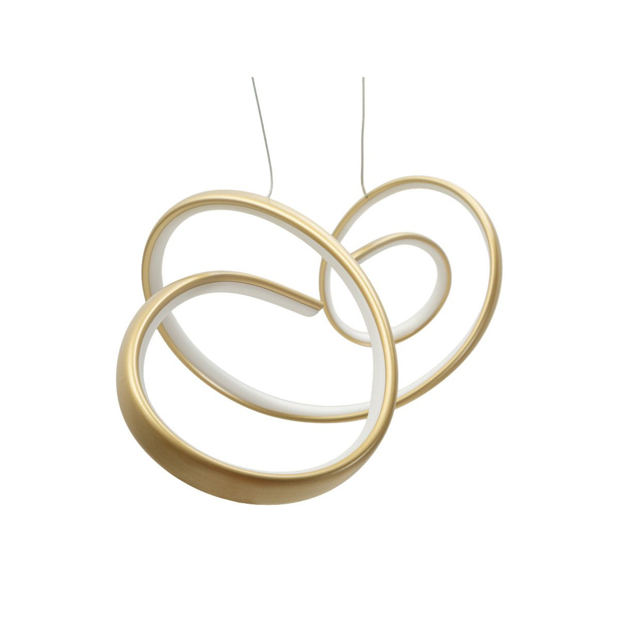 Lampadario LED Uter Oro 80x20x120 cm 3 Temperature di Colore