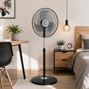 Ventilatore A Piantana Colonna Girevole Tornado 60W 45 CM