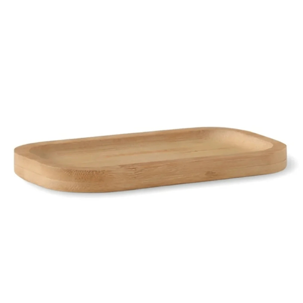 Set Bagno 3 Pezzi Taki in Plastica e Bamboo Accessori Moderni