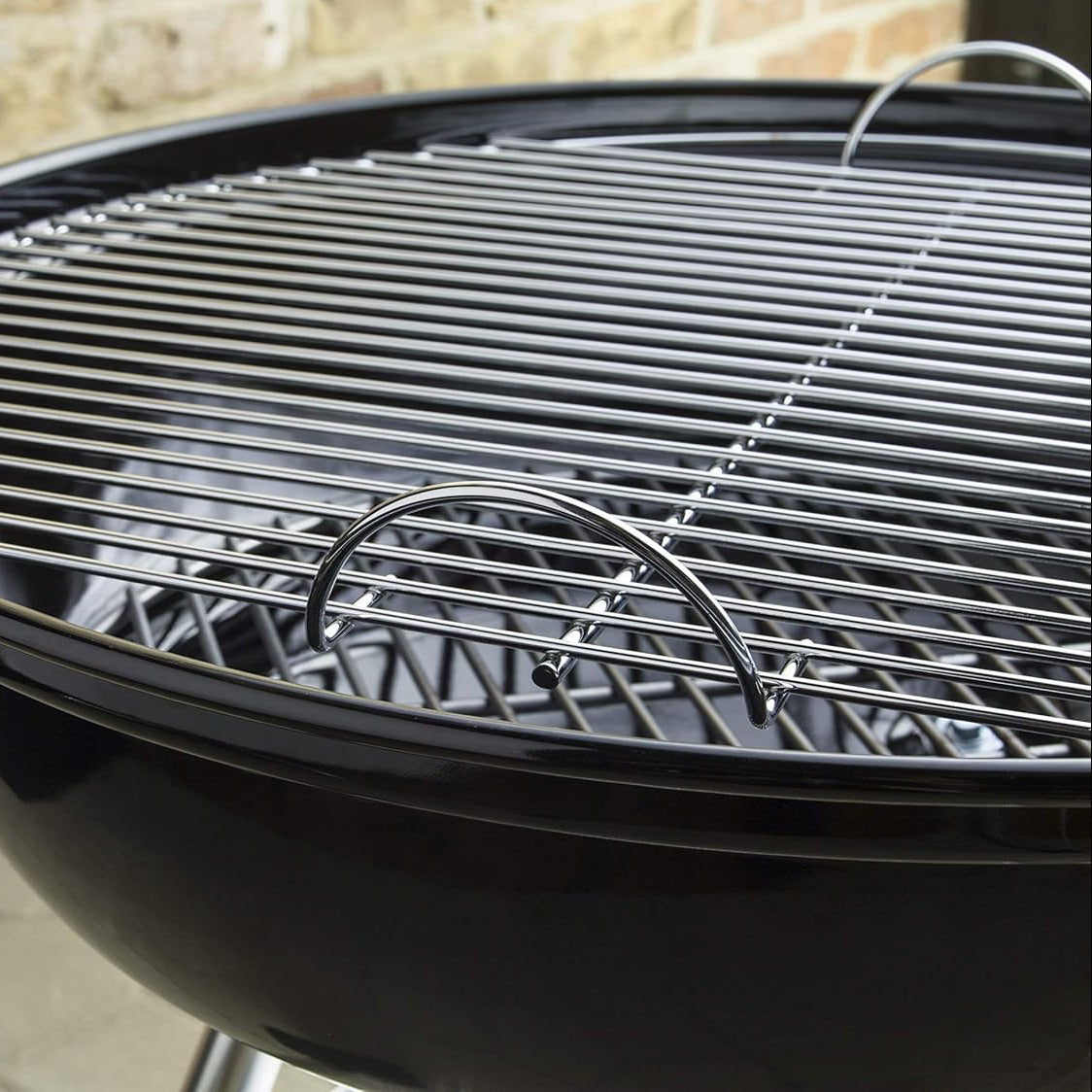 Barbecue a Carbone Weber Compact Kettle 57 cm con Coperchio e Ruote