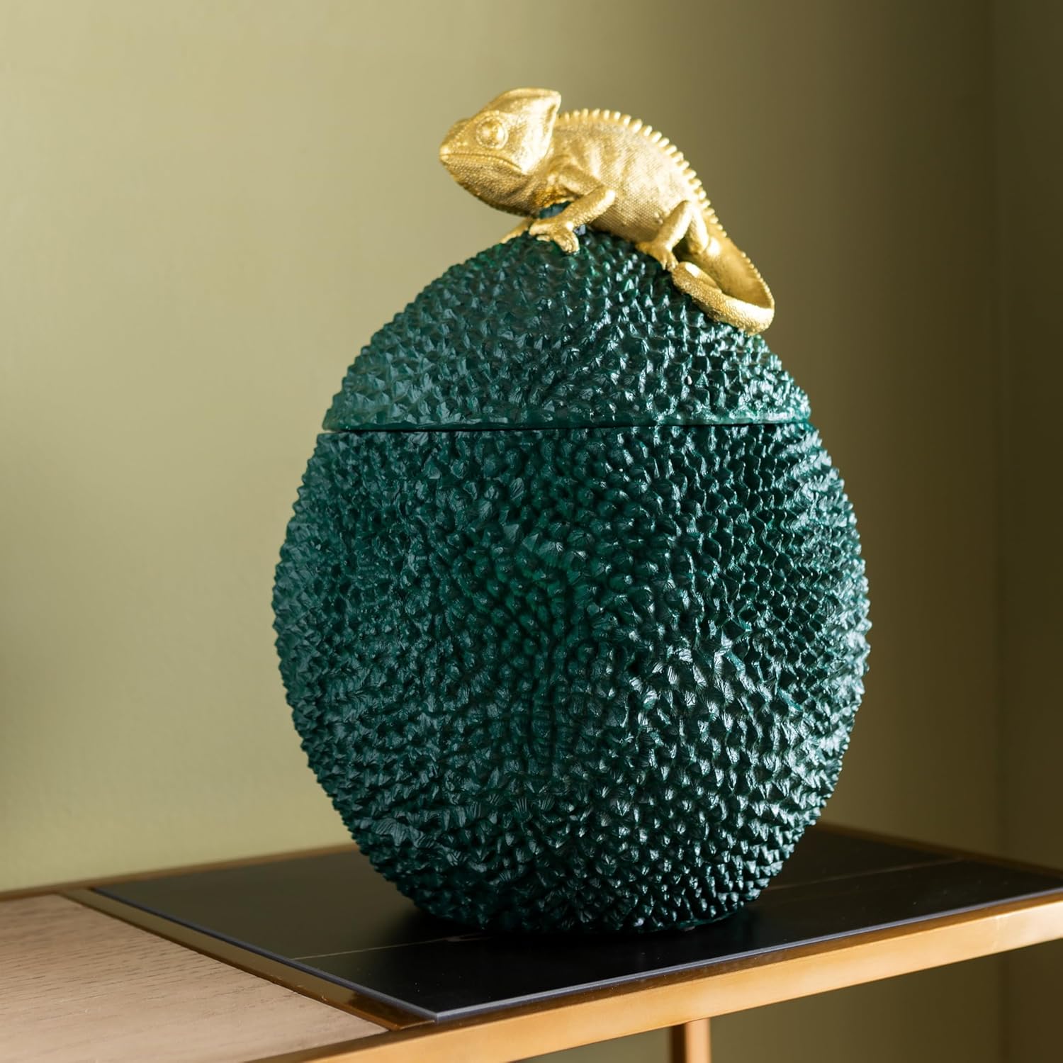 Contenitore Scatola Decorativo con Camaleonte Chameleon 25×25×34 cm