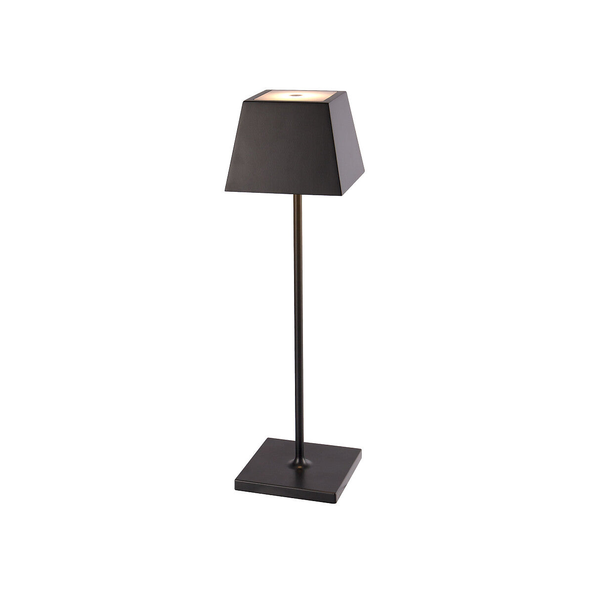 Lampada a Led da Tavolo Portatile Senza Fili Ricaricabile Colore Nero