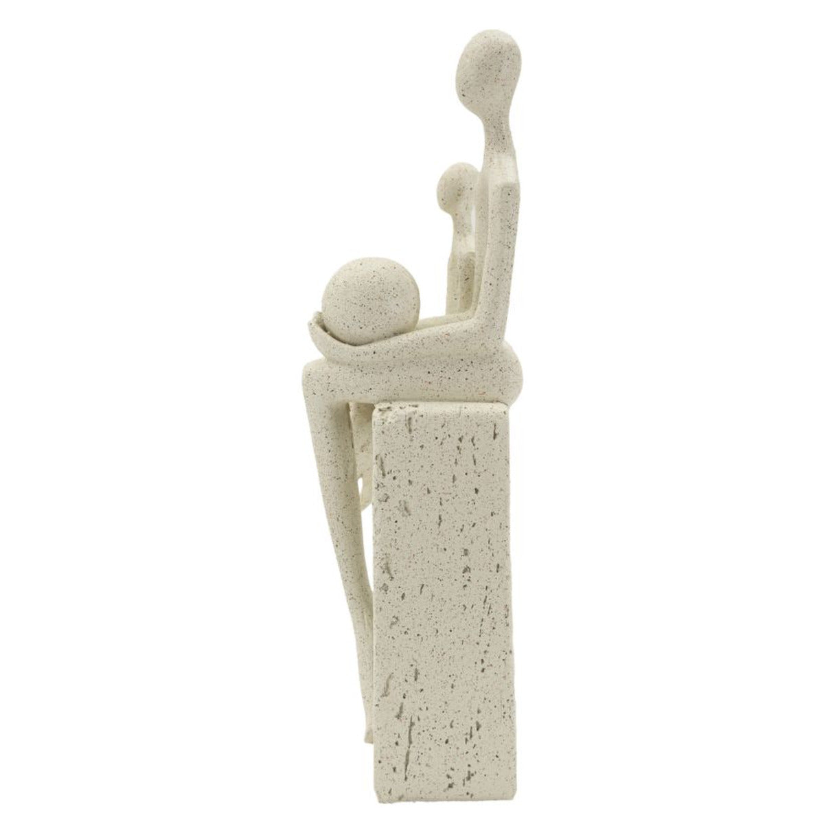 Statuetta Maternità Stons Beige H26 cm in Poliresina