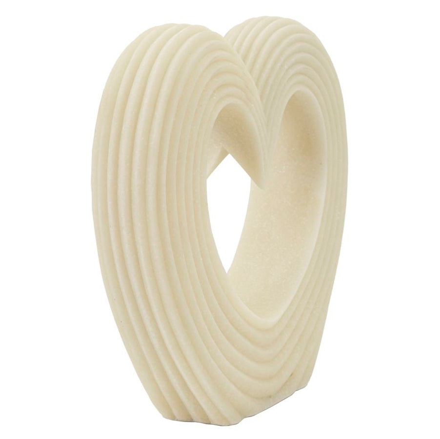 Cuore Decorativo Lovvy Quarzy 30x7x26 cm in Poliresina