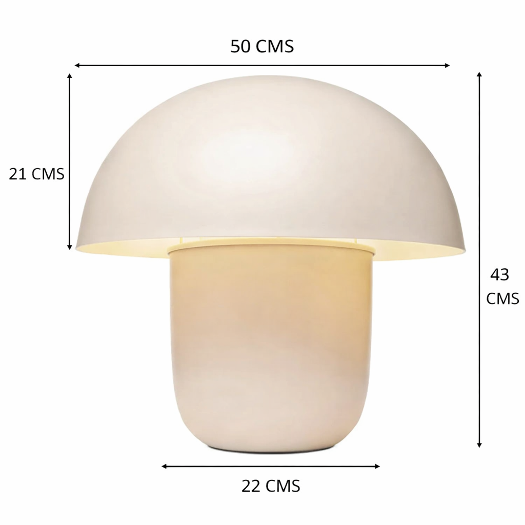 Lampada da tavolo Mushroom Shiny Forma Fungo 27cm