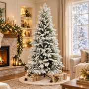 Albero di Natale Innevato Alnus in PVC e PE 180 e 210 cm
