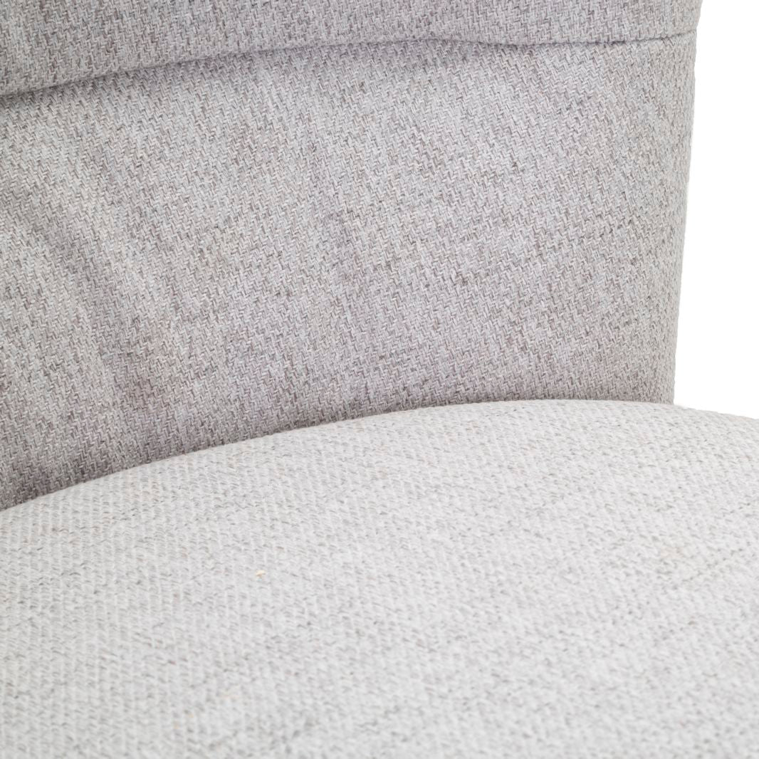 Set 2 Sedie Losanna 58x60,5x85 cm in Tessuto – Grigio e Verde