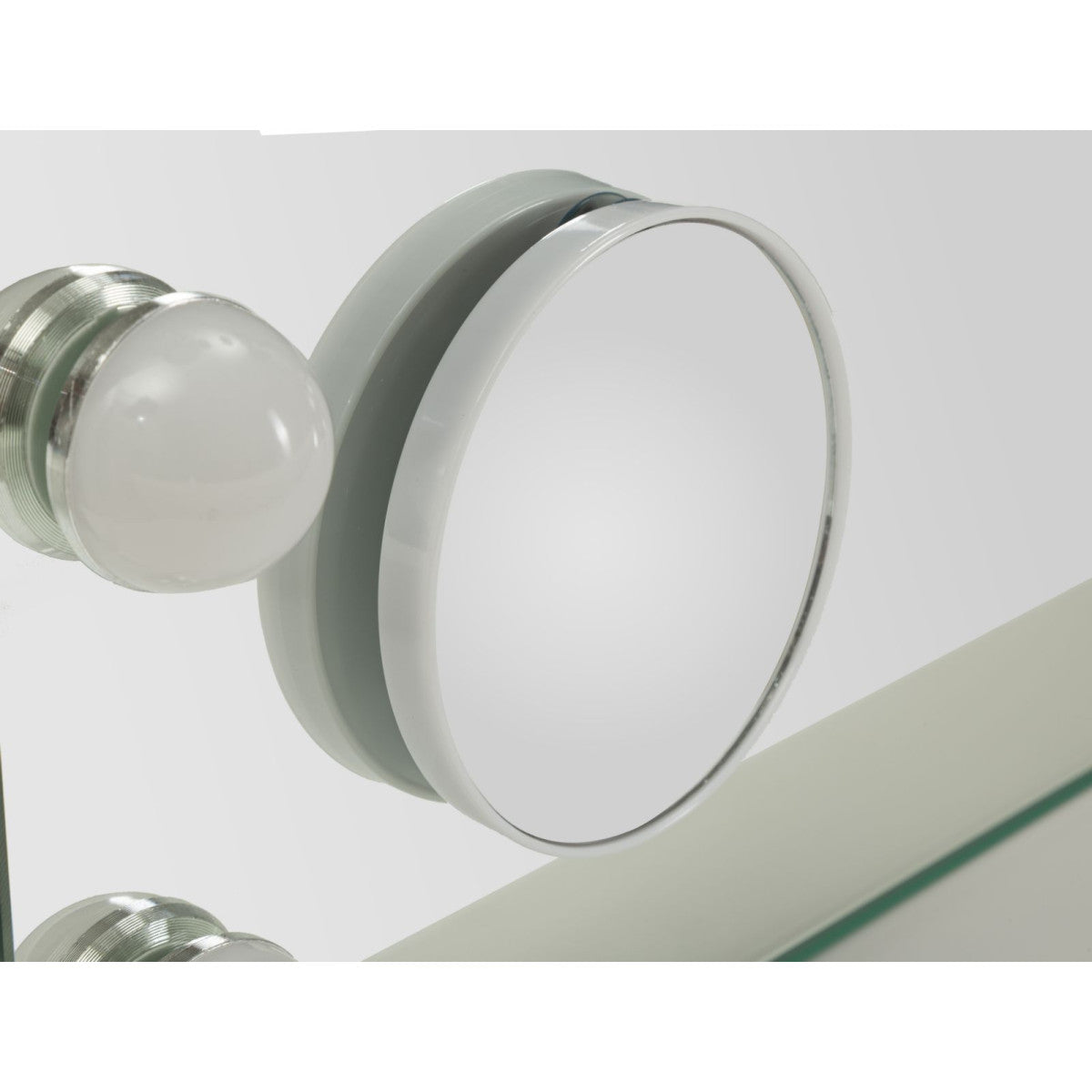 Specchio Trucco da Tavolo Hollywood Mauro Ferretti con Luci LED 55 x 43 cm