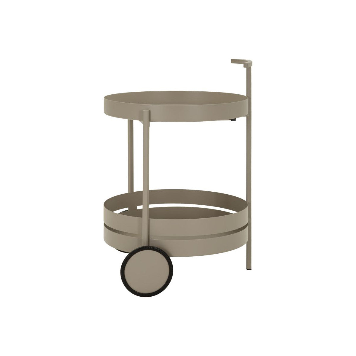 Carrello Saturno 40x49,5x61 cm in Metallo – Tortora e Ottanio