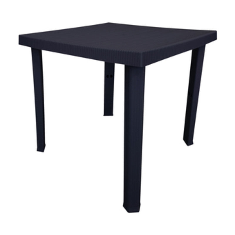 TAVOLO RESINA FIGARO 80X80XH72CM ANTRACITE