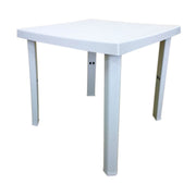 TAVOLO RESINA FIGARO 80X80XH72CM BIANCO