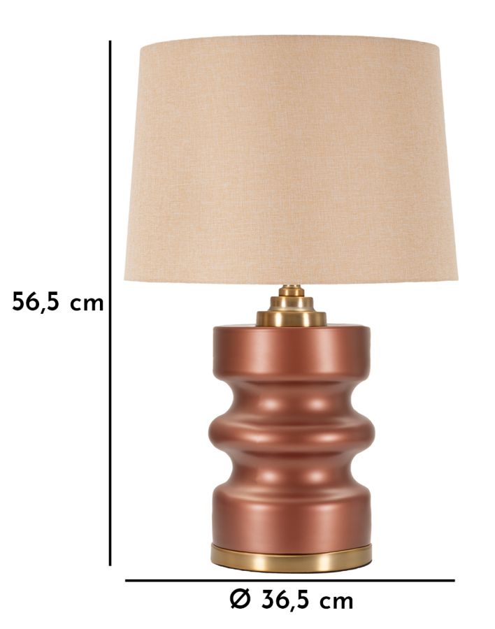 Lampada da Tavolo Rosenthal in Vetro con Paralume in Tessuto – 3 Modelli