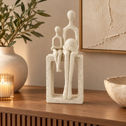 Statuetta Maternità Stons Beige H26 cm in Poliresina