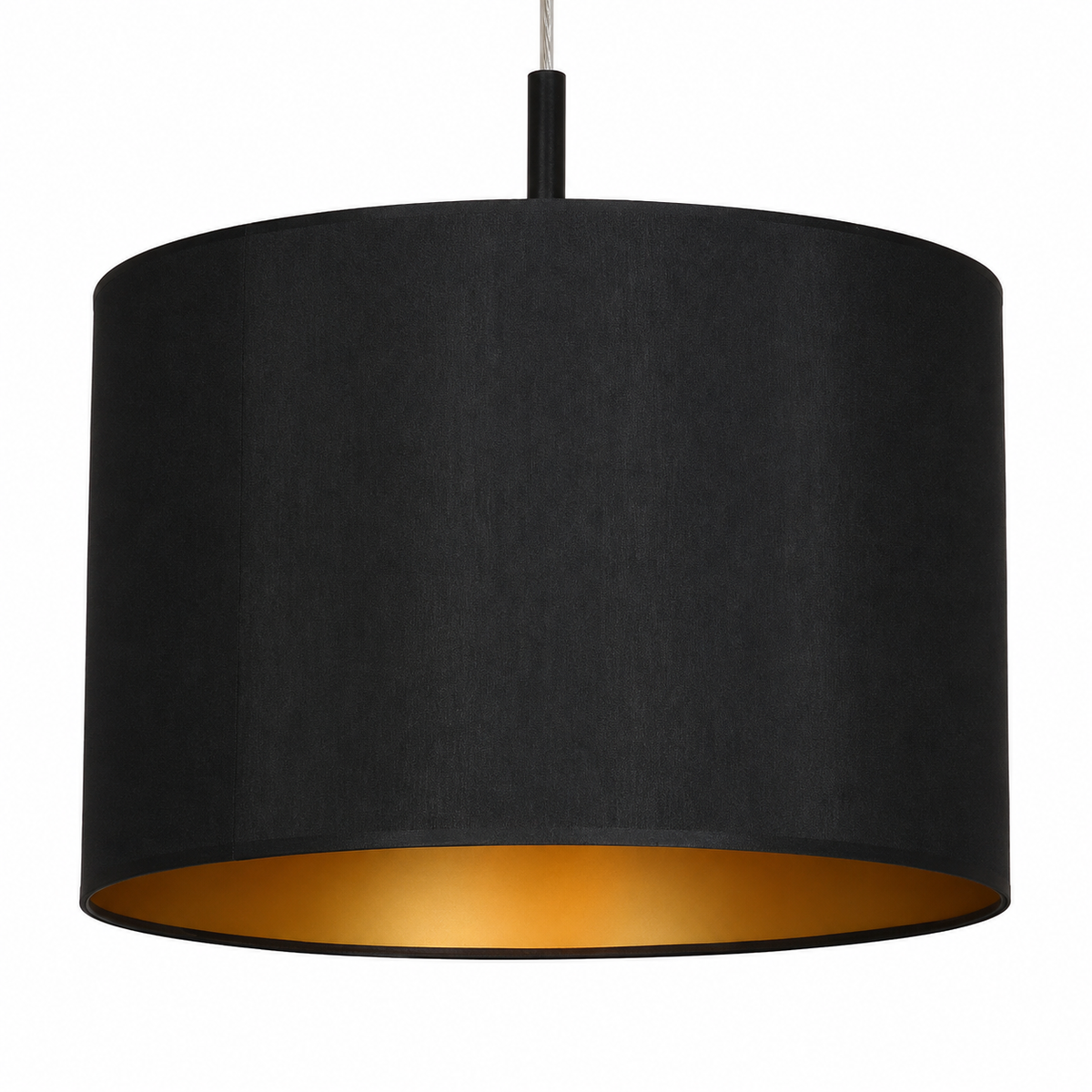 Lampada a Sospensione Alice I L Nero e Oro