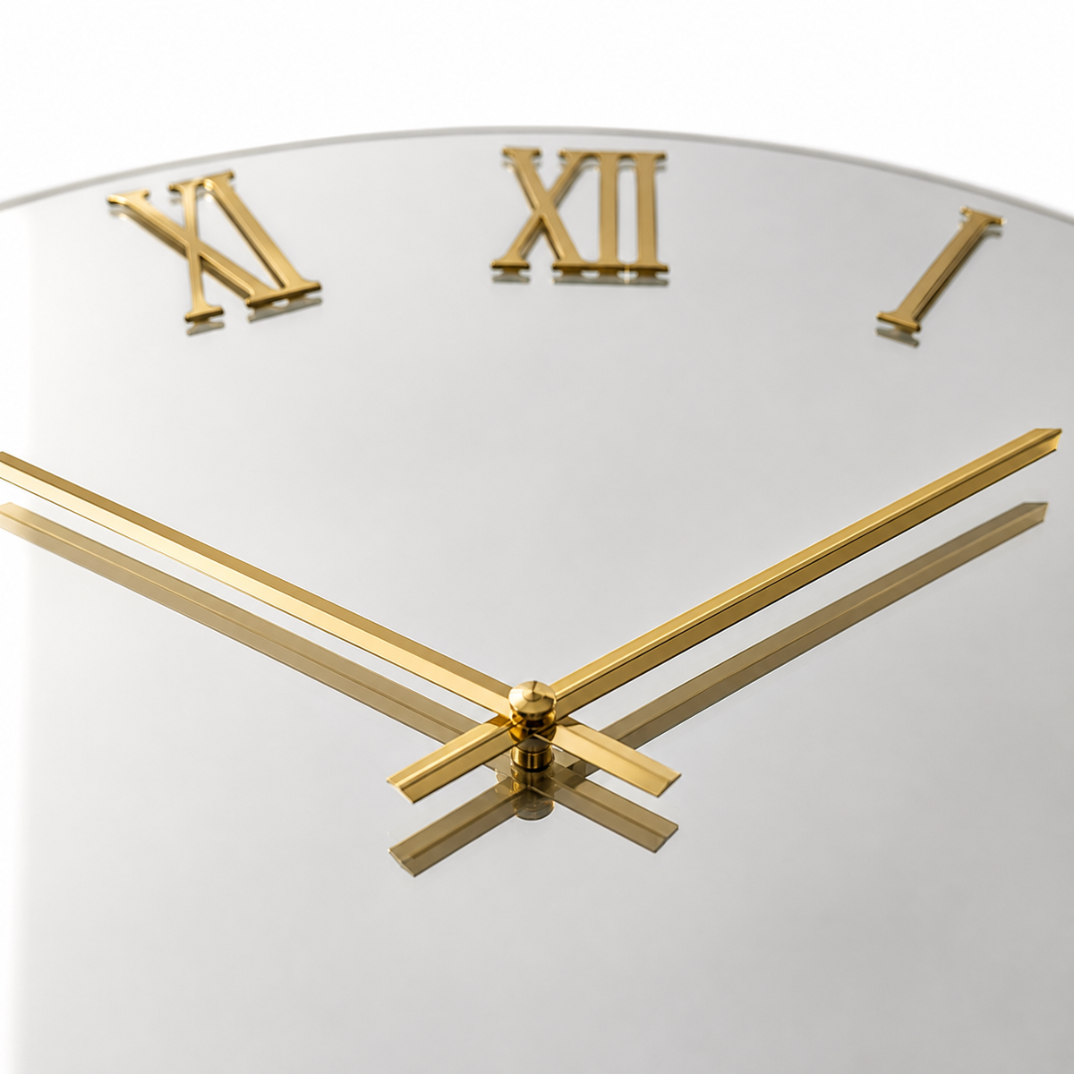 Orologio da Parete Quarzo Argento Specchio Artidea 60x60 cm