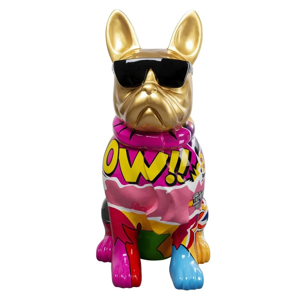 Statua Decorativa Graffiti Dog 152 cm Scultura Urban di Design