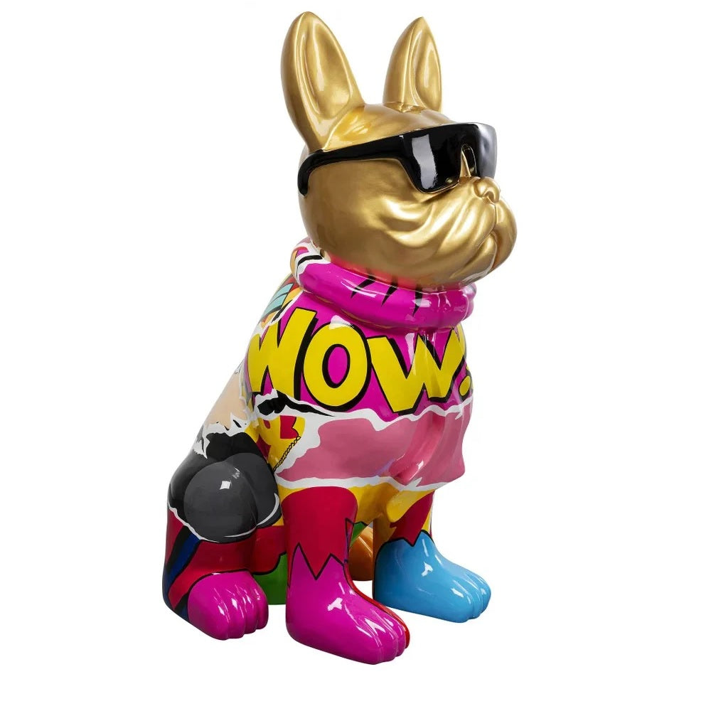 Statua Decorativa Graffiti Dog 152 cm Scultura Urban di Design