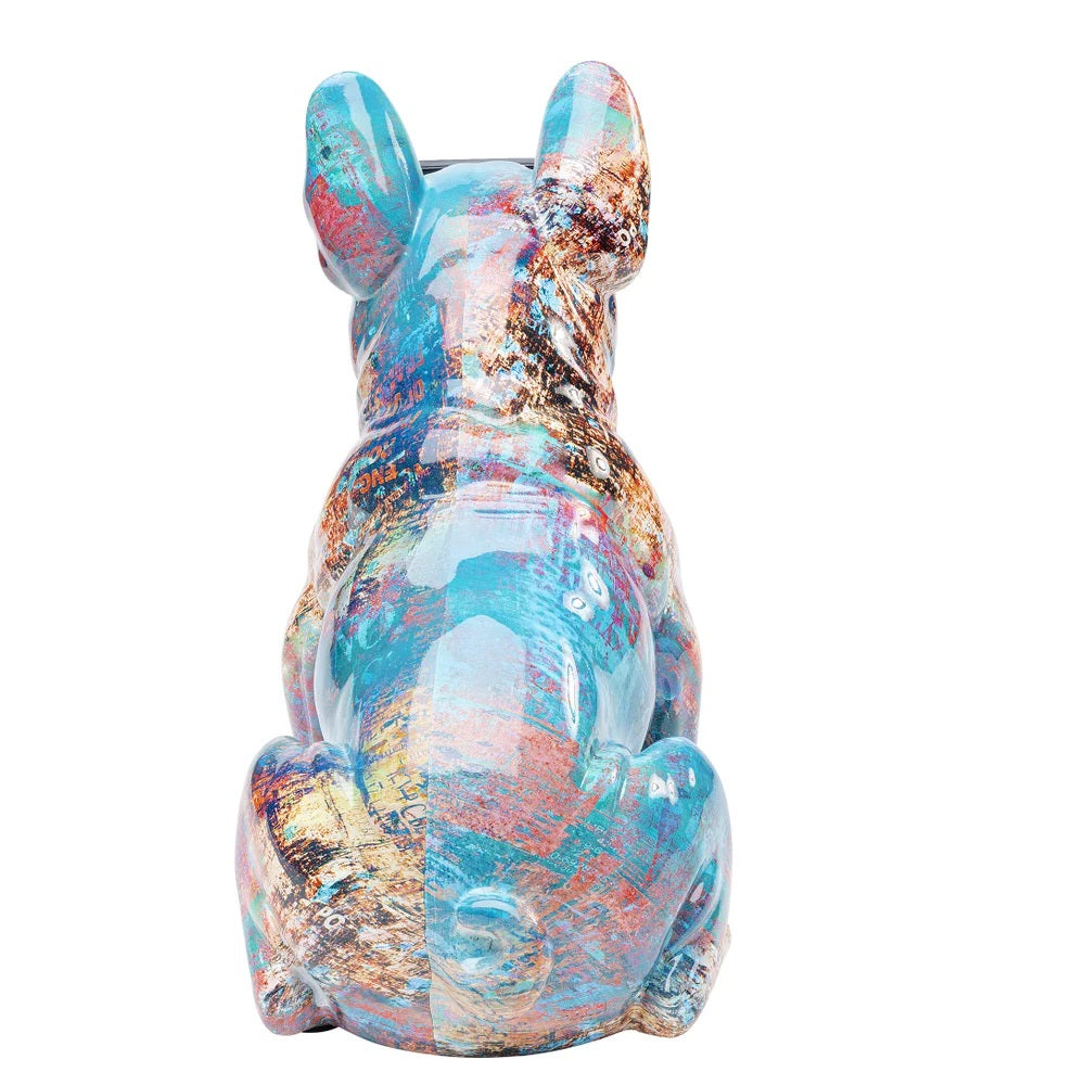 Statuetta Dog of Sunglass Decorativa Cane con Occhiali da Sole Pop Design