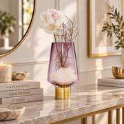 Vaso Decorativo Noble Ring Porpora 26 cm