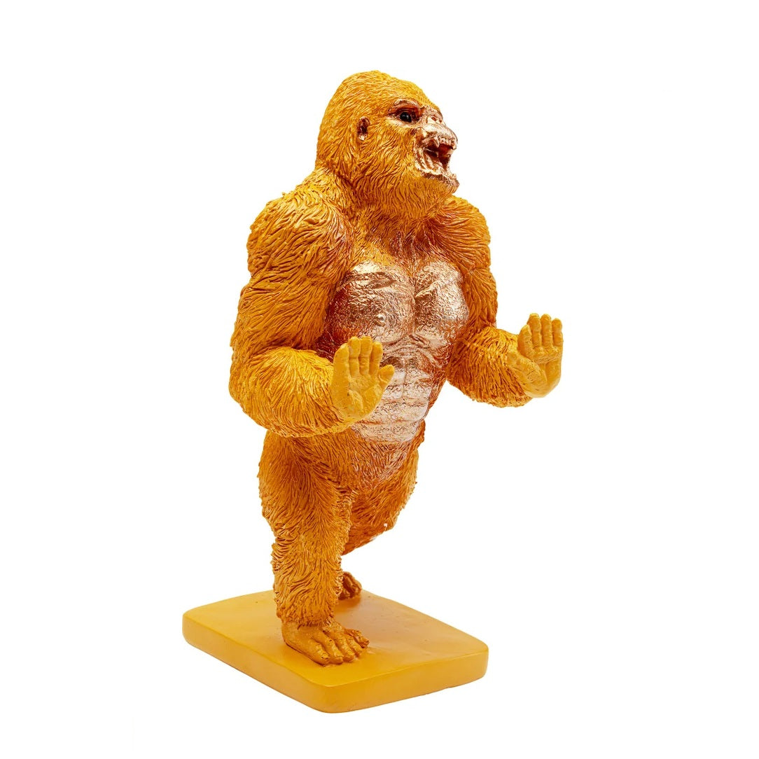 Fermalibri Gorilla Arancione Set da 2 pezzi Design Decorativo di Carattere