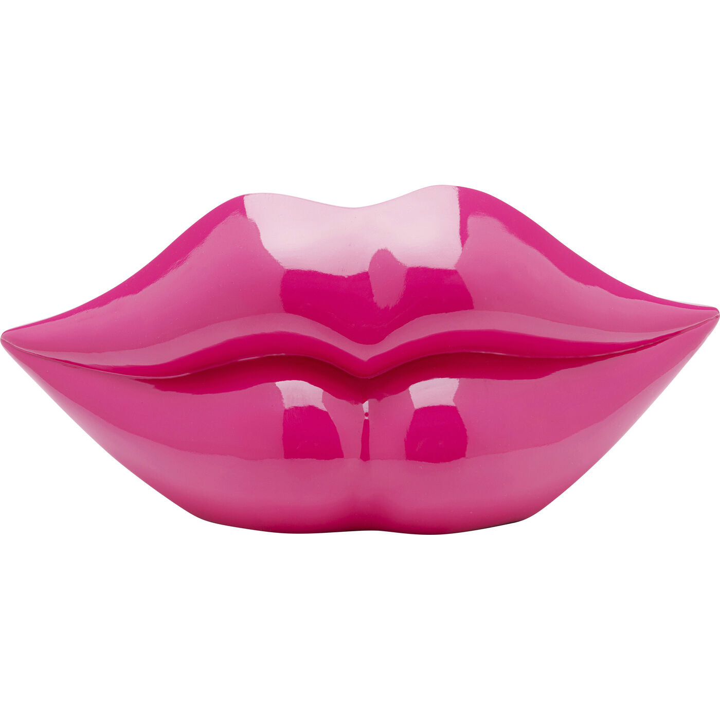 Salvadanaio Labbra Lips Rosa 13cm Decorativo In Poliresina