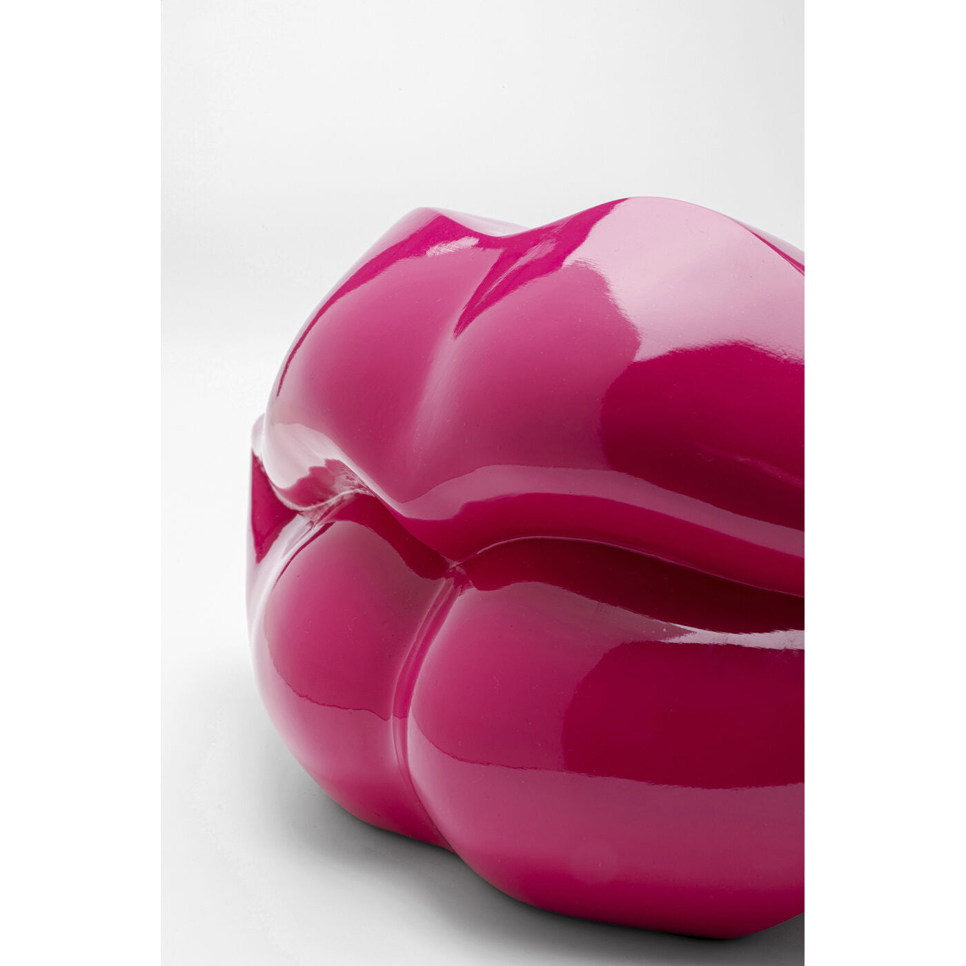 Salvadanaio Labbra Lips Rosa 13cm Decorativo In Poliresina