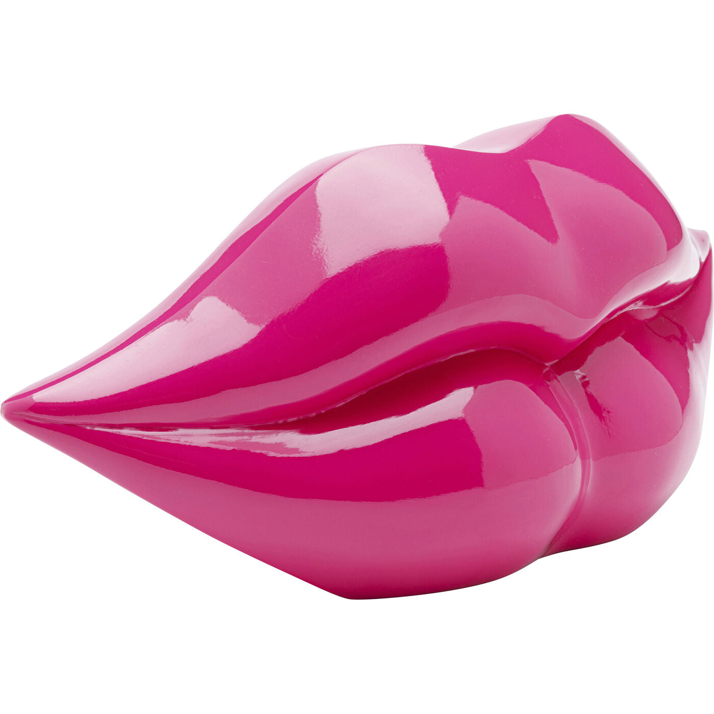 Salvadanaio Labbra Lips Rosa 13cm Decorativo In Poliresina